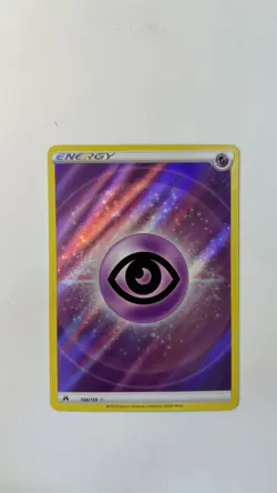 Psychic Energy 156/159 Crown Zenith Textured Holo Pokemon Card - Image 1