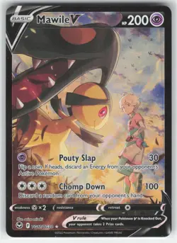 Mawile V TG17 SWSH12 Silver Tempest Trainer Gallery Ultra Rare Pokemon - Image 1