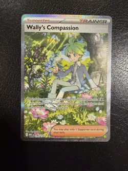 Pokemon TCG Wally’s Compassion Trainer SIR Mega Evolution 186/132 - Image 1