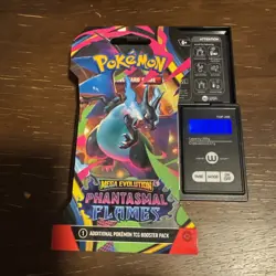 32.17g HEAVY - Pokemon TCG M&E Phantasmal Flames Booster Pack / Possible GoDU - Image 1