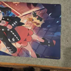 MORPEKO PLAYMAT MARNIE CROWN ZENITH POKEMON NEW RUBBER 23" X 13" - Image 4