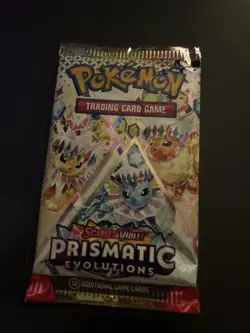 22.26g HEAVY Prismatic Evolutions Pokemon Sealed Booster Pack New - Image 2