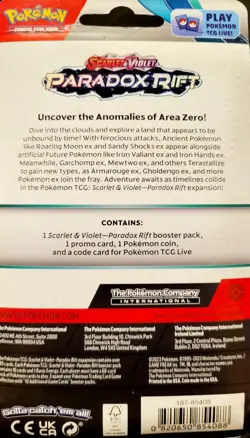 Pokemon TCG:Scarlet And Violet Paradox Rift Pineco W/coin Collectible - Image 3