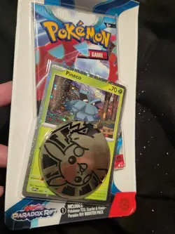 Pokemon TCG:Scarlet And Violet Paradox Rift Pineco W/coin Collectible - Image 4