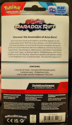 Pokemon TCG:Scarlet And Violet Paradox Rift Booster Pack - Image 3