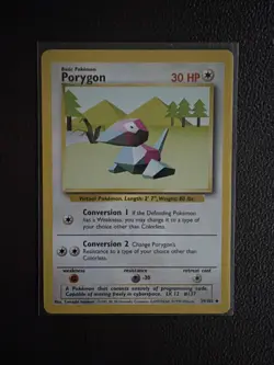 Pokemon TCG - Porygon - Base Set Unlimited - 39/102 Uncommon - NM - Image 1
