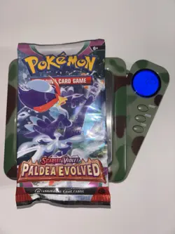 22.5g HEAVY Pokemon Scarlet & Violet Paldea Evolved Booster Pack SEALED - Image 1