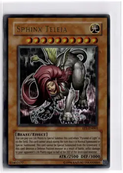 Sphinx Teleia Limited Ultra Rare Yu-Gi-Oh! Movie Exclusive Pack EP1-EN003 NM - Image 1