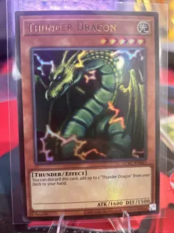 Yu-Gi-Oh! TCG Thunder Dragon LCKC-EN067 Ultra Rare NM - Image 1
