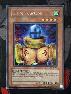 Slate Warrior WC4-003 Promo Prismatic Secret Rare LP - Image 2