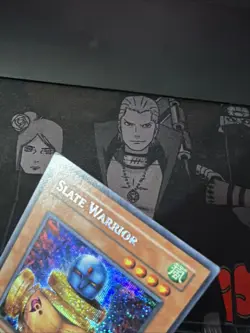 Slate Warrior WC4-003 Promo Prismatic Secret Rare LP - Image 3