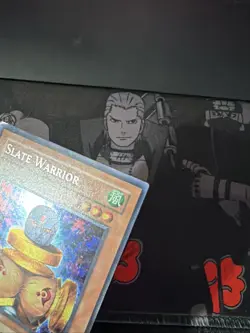 Slate Warrior WC4-003 Promo Prismatic Secret Rare LP - Image 4