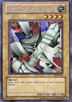 Alpha The Magnet Warrior DOR-001 Promo Prismatic Secret Rare LP - Image 1