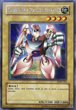 Gamma The Magnet Warrior DOR-003 Promo Prismatic Secret Rare VLP - Image 1