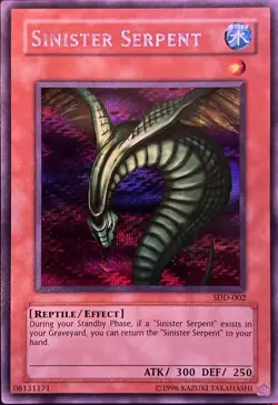 Sinister Serpent SDD-002 Promo Prismatic Secret Rare LP - Image 1