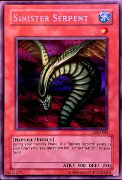 Sinister Serpent SDD-002 Promo Prismatic Secret Rare LP - Image 2
