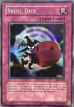 Skull Dice EDS-003 Promo Prismatic Secret Rare MP - Image 1