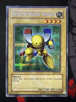 Beta The Magnet Warrior DOR-002 Promo Prismatic Secret Rare LP - Image 2