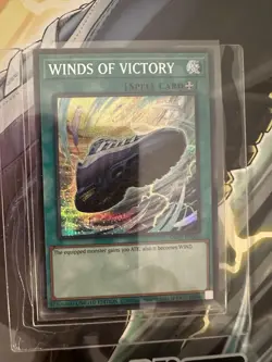 YU-GI-OH X Nike Promo Card Winds Of Victory Air Max Muscle 95 Spell Card - Image 2