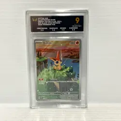 PSA ARK 9 Victini SVP 208 - Black Star Promo - Graded Pokemon Card - Image 1