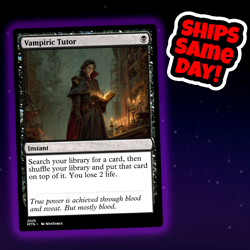 Vampiric Tutor - Custom Art Magic: The Gathering Playtest Card - Commander EDH - Image 1