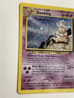 Slowking 14/111 Neo Genesis Holo *Swirl* Vintage Pokemon Card - Image 2