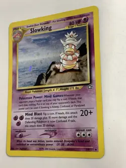 Slowking 14/111 Neo Genesis Holo *Swirl* Vintage Pokemon Card - Image 3