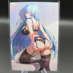 Esdeath Akame Ga Kill Anime Waifu Card Doujin ACG Goddess Holo - Image 1
