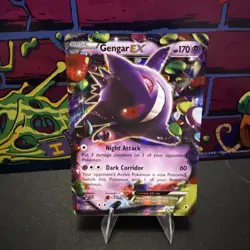 Pokemon Gengar EX TCG Phantom Forces Ultra Rare Holo Card 34/119 NM Condition - Image 1