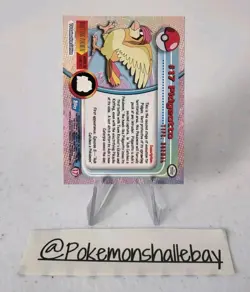 Pidgeotto #17 - Pokemon Topps Series 1 Card *NM* Holo - BLUE LABEL - Image 3