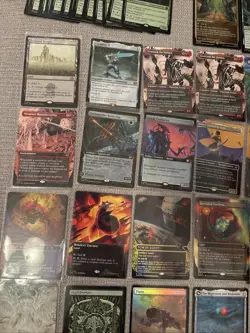 MTG Huge 200 Card Lot Foil Regular EOE Final Fantasy Rare Mythic Lands & More - Image 4