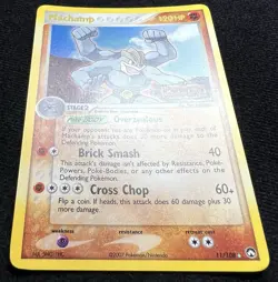 Machamp 11/108 EX Power Keepers Reverse Holo Stamped Pokemon TCG Card - LP - Image 3