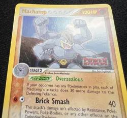 Machamp 11/108 EX Power Keepers Reverse Holo Stamped Pokemon TCG Card - LP - Image 4
