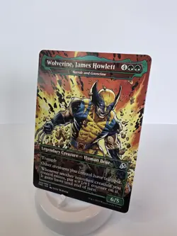 Wolverine Borderless Playtest Card Mtg Regular Finish Marvel Comics Universe - Image 1