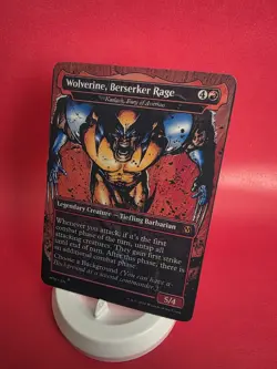 Mtg Karlach Fury Of Avernus Wolverine Borderless Playtest Card Commander EDH NM - Image 1