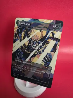 Mtg Bone Sabres Wolverine Claws Borderless Playtest Card Marvel Comics Matte NM - Image 1