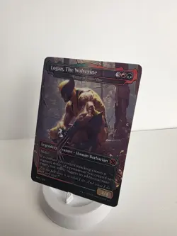 Mtg Wulfgar Of Icewind Dale Wolverine Marvel Borderless Playtest Card Commander - Image 1