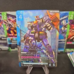 Gundam Card Game TCG Psycho Gundam Dual Impact GD02-001 LR Mint Plus 7 Rares - Image 3
