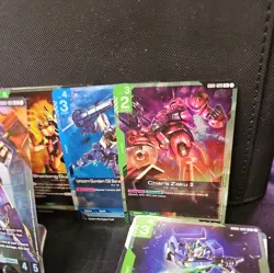 Gundam Card Game TCG Psycho Gundam Dual Impact GD02-001 LR Mint Plus 7 Rares - Image 5