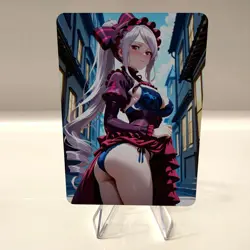 Custom Waifu Card- OVERL2*- 2.5x3.5 | 1/1 Anime Fan Art - Image 1