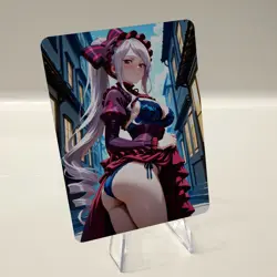 Custom Waifu Card- OVERL2*- 2.5x3.5 | 1/1 Anime Fan Art - Image 2