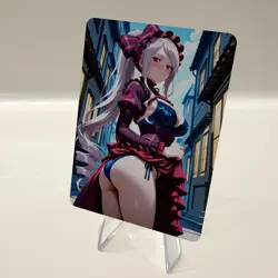 Custom Waifu Card- OVERL2*- 2.5x3.5 | 1/1 Anime Fan Art - Image 3