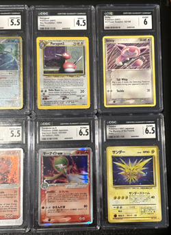 VINTAGE ⭐ 8 CGC GRADED POKEMON CARDS - DELTA SPECIES, DRAGON, TEAM ROCKET - Image 2