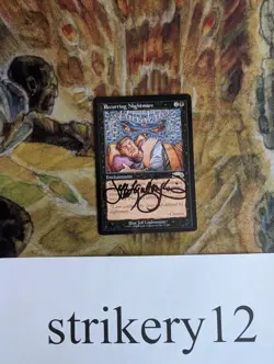 Recurring Nightmare - Exodus - Signed by Jeff Laubenstein - MTG - Image 1