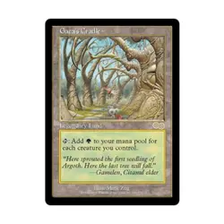 WOTC MtG Urza's Saga Gaea's Cradle (R) Fair - Image 1