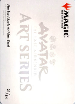 Fire Lord Azula Art Card S Art Series: Avatar: The Last Airbender 21 NM - Image 2