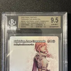 MTG LIGHTNING Lone Commander (SHOWCASE) Foil BGS 9.5 - Image 2