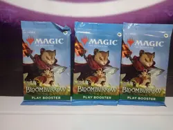 Lot Of (3) Magic the Gathering Bloomburrow Play Booster Packs - Image 1