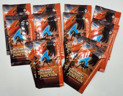Magic the Gathering MTG 12 x Outlaws of Thunder Junction Collector Sample Pack - Image 1
