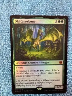 Old Gnawbone -Foil Near Mint MTG Adventures in the Forgotten Realms #197 - Image 1